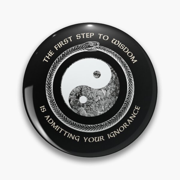 Item preview, The First Step to Wisdom, Wheel, Time, Ouroboros, Yin Yang designed and sold by Design-Moore.