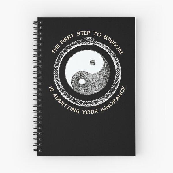Item preview, The First Step to Wisdom, Wheel, Time, Ouroboros, Yin Yang designed and sold by Design-Moore.