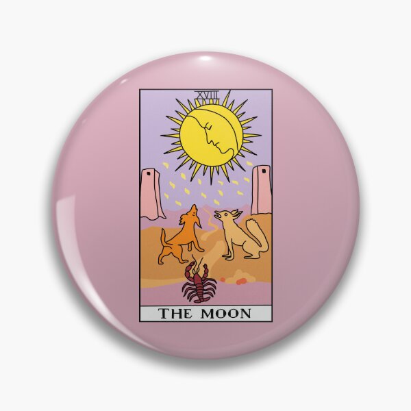 Item preview, The Moon Tarot Card designed and sold by RubyGoesBananas.