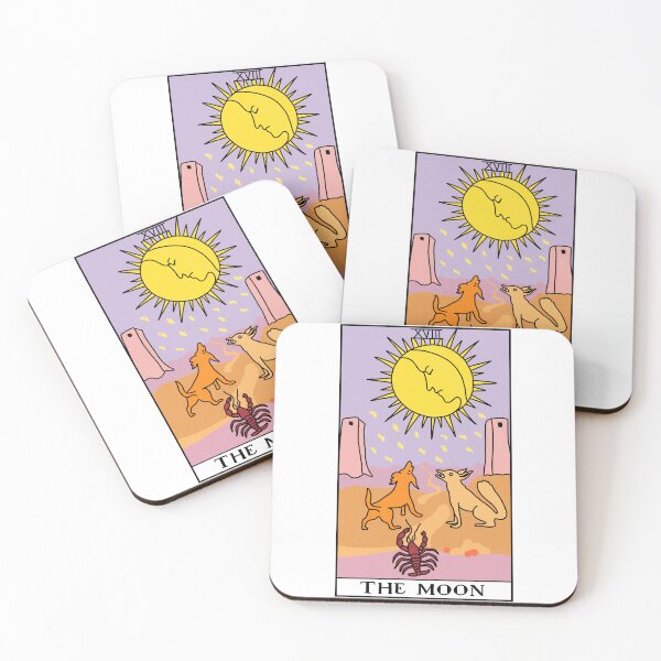 Item preview, The Moon Tarot Card designed and sold by RubyGoesBananas.