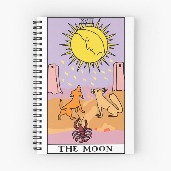 Artikelvorschau, Die Mond-Tarot-Karte entworfen und verkauft von RubyGoesBananas.