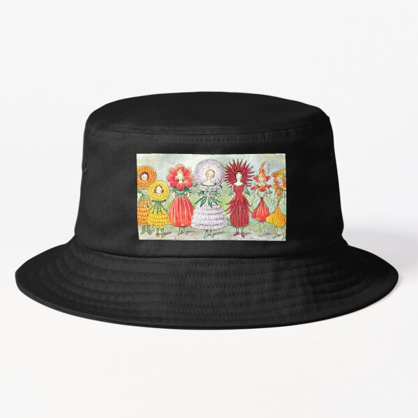 Item preview, Vintage Fairytale Scene with Girls Dressed as Flowers designed and sold by LaCaDesigns.