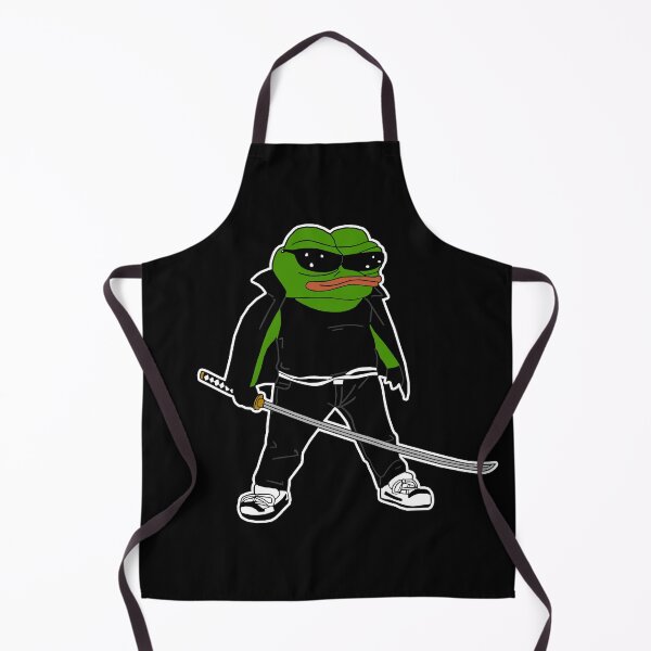 Item preview, Rare 90s Pepe With Katana designed and sold by Slav-Art.