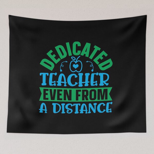 Item preview, DEDICATED TEACHER EVEN FROM A DISTANCE designed and sold by SticerOcean.