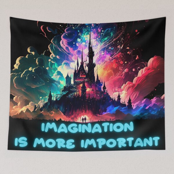 Item preview, Imagination is More Than Knowledge designed and sold by FutureFabrics.
