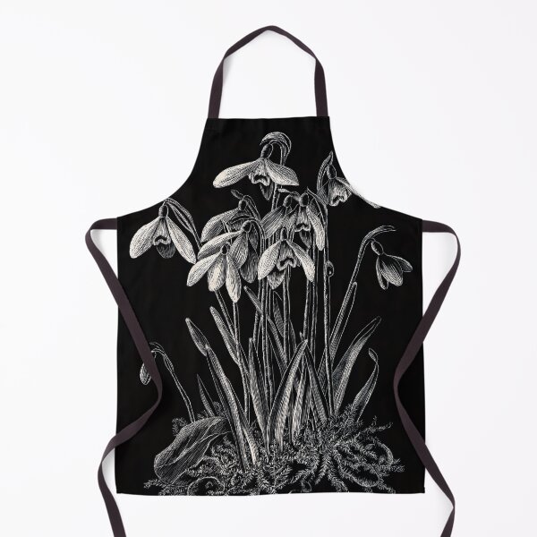 Item preview, Snowdrops (scraperboard) designed and sold by Painting By Nature.