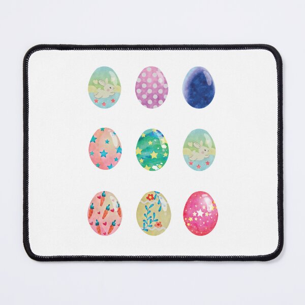 Item preview,  Happy Easter Wishes, Easter Bunny and Cute Easter Eggs, Gifts For Rabbit Lovers, Adults, Kids designed and sold by Flowerartlovers.