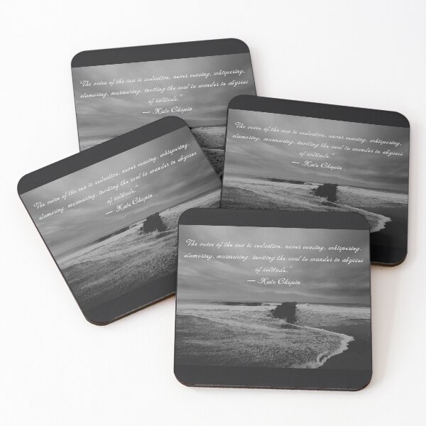 Item preview, Sea photography and Kate chopin quote designed and sold by artbleed.