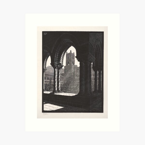 Item preview, ESCHER - Cloister of Monreale designed and sold by funnypixels.