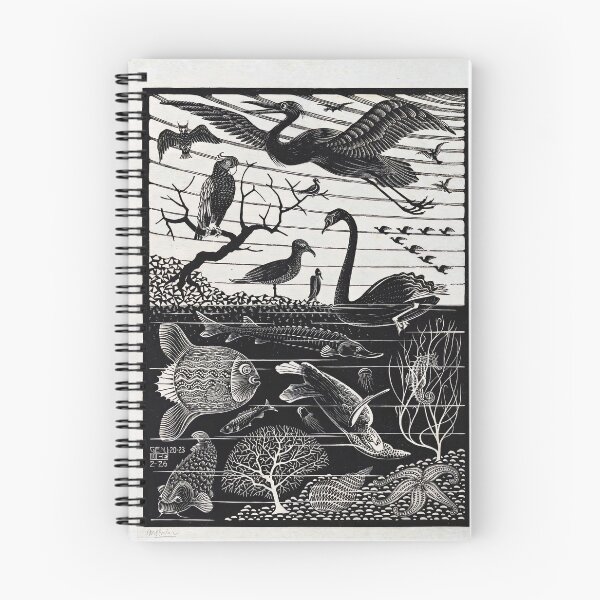 Item preview, Escher - The Fifth Day of the Creation designed and sold by funnypixels.