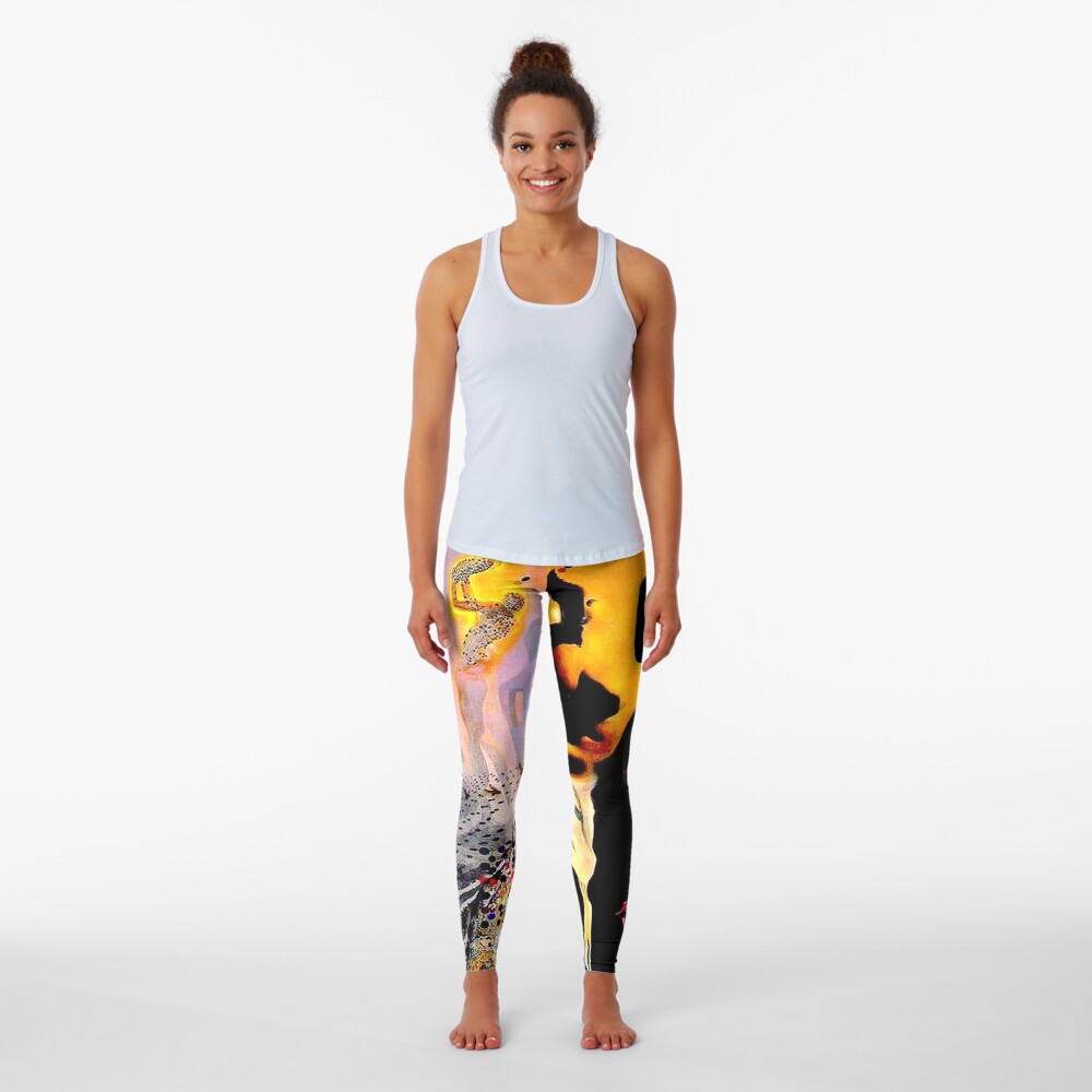 VENUS DE MILO : Vintage Abstract Surreal Print Leggings