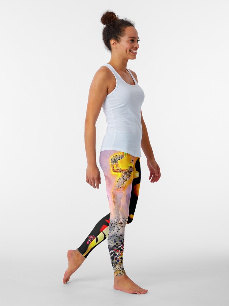 Alternate view of VENUS DE MILO : Vintage Abstract Surreal Print Leggings