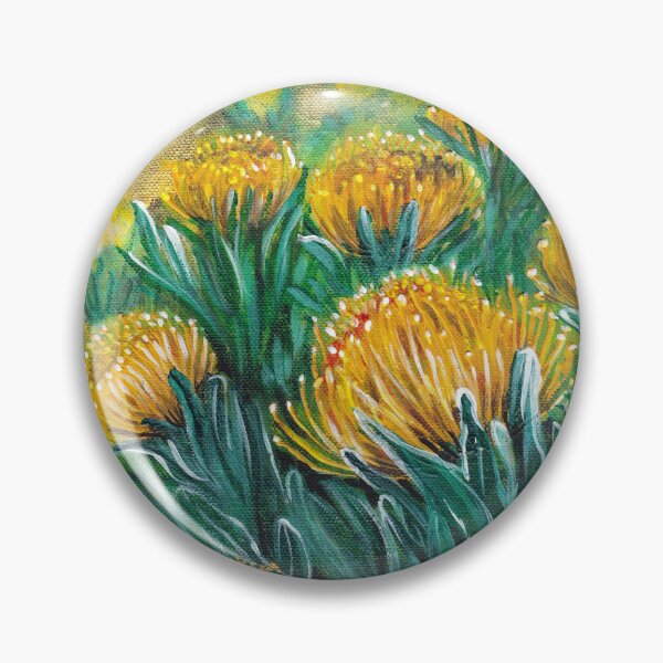 Item preview, Yellow Pincushion Proteas designed and sold by Cherie Roe Dirksen.