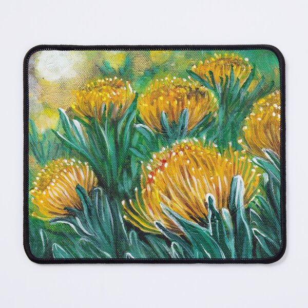 Item preview, Yellow Pincushion Proteas designed and sold by Cherie Roe Dirksen.