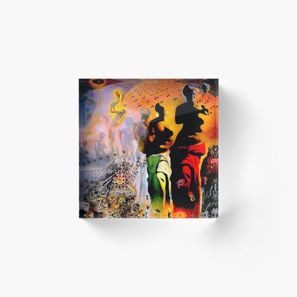VENUS DE MILO : Vintage Dali Abstract Surreal Print Acrylic Block