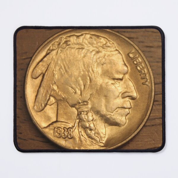 Item preview, 1938  D Buffalo Nickel designed and sold by coinsxcrochet.