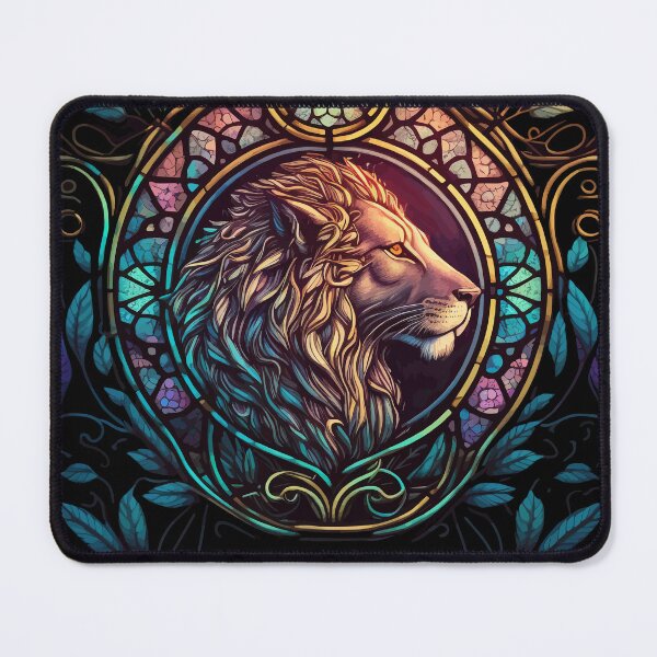 Item preview, Lion stained glass designed and sold by Grav1n.