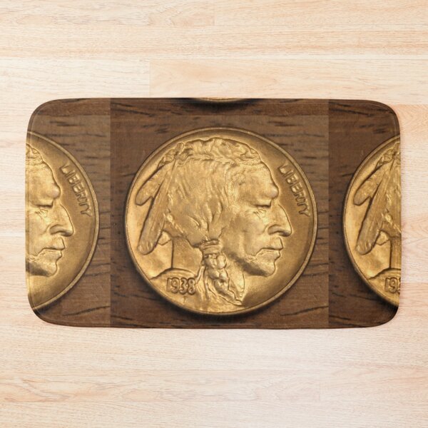 Item preview, 1938  D Buffalo Nickel designed and sold by coinsxcrochet.