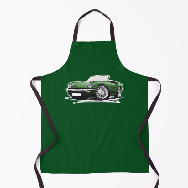 Item preview, Triumph Spitfire Mk4 British Racing Green - Caricature Car Art designed and sold by Yeomans Cartoons.