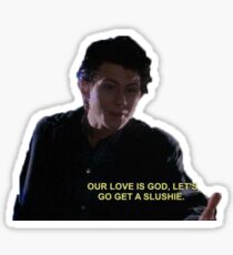 Christian Slater, Heathers - unsere Liebe ist Gott, lass uns einen Slushie bekommen Sticker