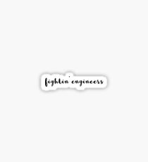 Fightin' Engineers Sticker
