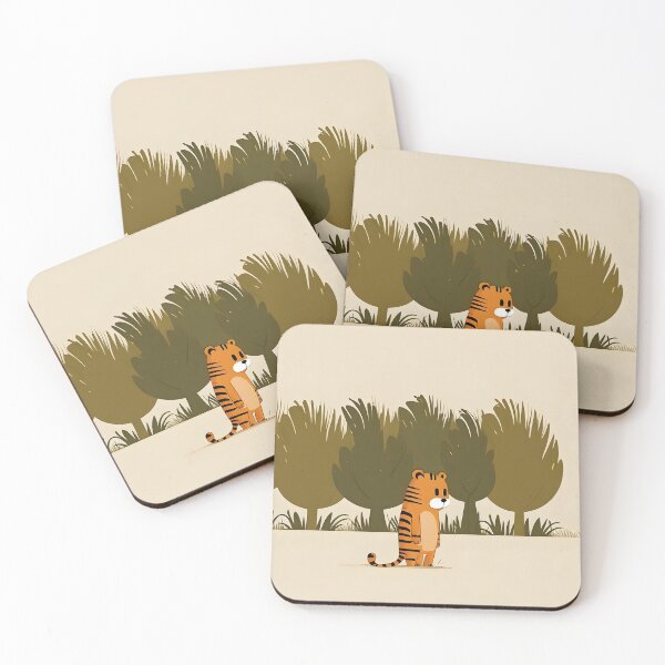 Item preview, Lonely Tiger Cartoon designed and sold by AgitProPrints.