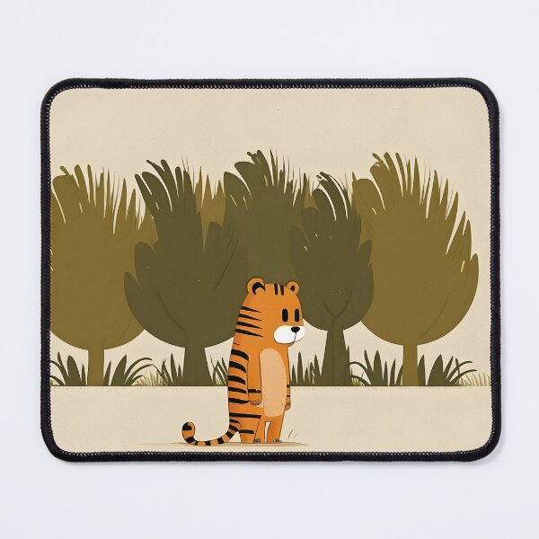 Item preview, Lonely Tiger Cartoon designed and sold by AgitProPrints.