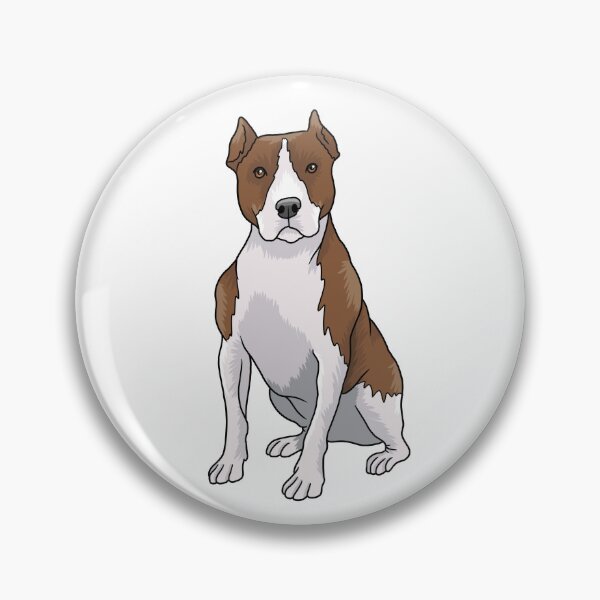 Item preview, American Pitbull Dog Portrait  designed and sold by Skittle Sketch.