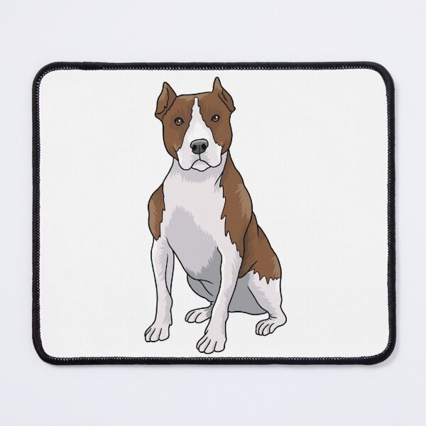 Item preview, American Pitbull Dog Portrait designed and sold by Skittle Sketch.