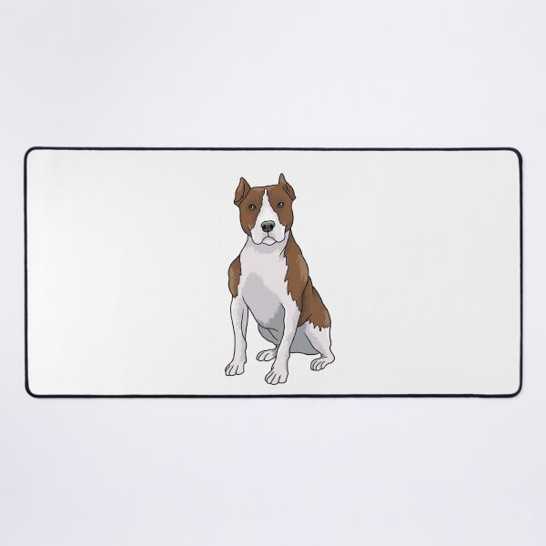 Item preview, American Pitbull Dog Portrait designed and sold by Skittle Sketch.