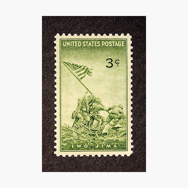 1945 3c Iwo Jima Postage Stamp