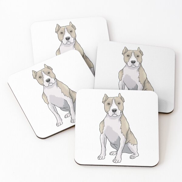Item preview, American Pitbull Dog Portrait  designed and sold by Skittle Sketch.