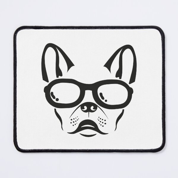 Item preview, black French bulldog head designed and sold by andrew JOHNSEN.