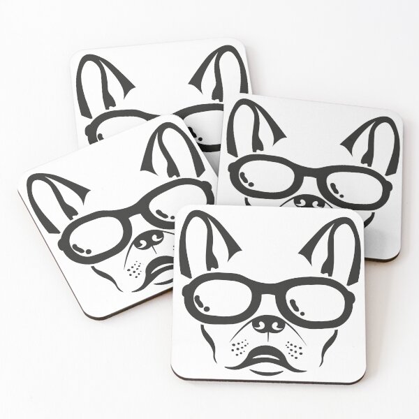 Item preview, black French bulldog head designed and sold by andrew JOHNSEN.