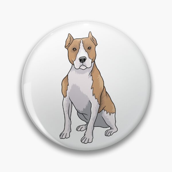 Item preview, American Pitbull Dog Portrait  designed and sold by Skittle Sketch.