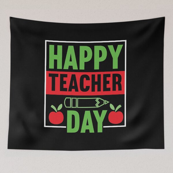 Item preview, HAPPY TEACHER DAY designed and sold by SticerOcean.