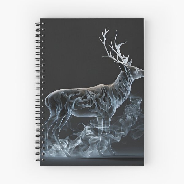 Item preview, Deer Apparition in Smoke designed and sold by AgitProPrints.