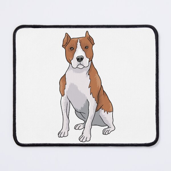 Item preview, American Pitbull Dog Portrait  designed and sold by Skittle Sketch.