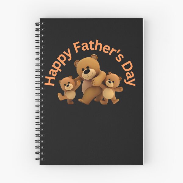 Item preview, Happy Father's Day: Daddy Bear with Cubs designed and sold by MTJ-Mushrooms.