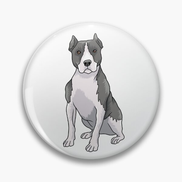 Item preview, American Pitbull Dog Portrait  designed and sold by Skittle Sketch.