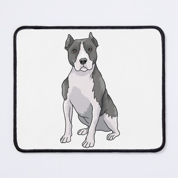 Item preview, American Pitbull Dog Portrait designed and sold by Skittle Sketch.
