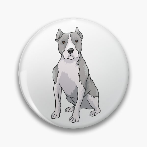 Item preview, American Pitbull Dog Portrait  designed and sold by Skittle Sketch.