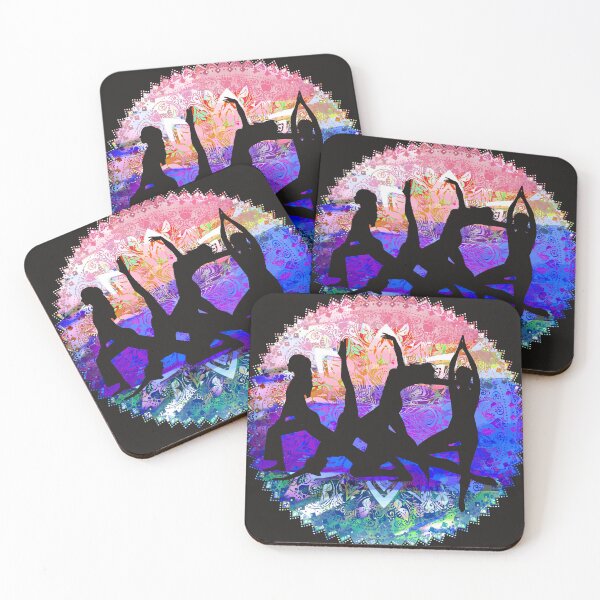 Item preview, yoga, woman, stretch, sport, power yoga, mandala designed and sold by theherbst131313.