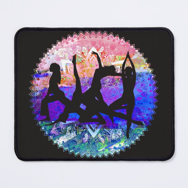 Item preview, yoga, woman, stretch, sport, power yoga, mandala designed and sold by theherbst131313.