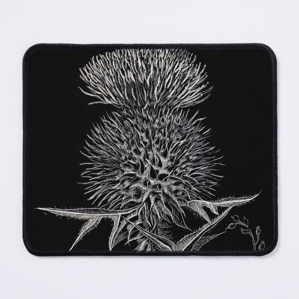 Item preview, Scottish Spear Thistle (scraperboard) designed and sold by Painting By Nature.