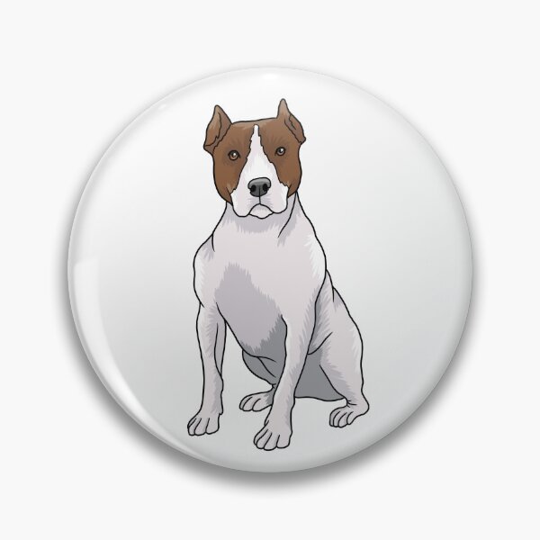 Item preview, American Pitbull Dog Portrait  designed and sold by Skittle Sketch.