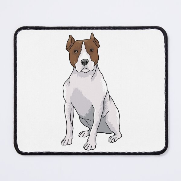Item preview, American Pitbull Dog Portrait designed and sold by Skittle Sketch.