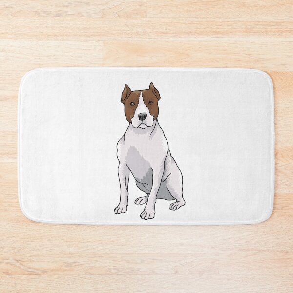 Item preview, American Pitbull Dog Portrait  designed and sold by Skittle Sketch.