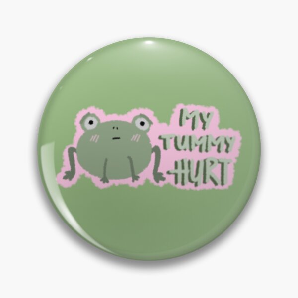Item preview, Tummy Hurt Frog designed and sold by Amber Kier.