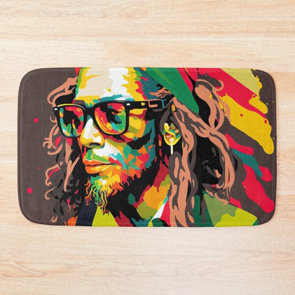 Item preview, Un hombre vestido al estilo reggae. designed and sold by Warehouse46.